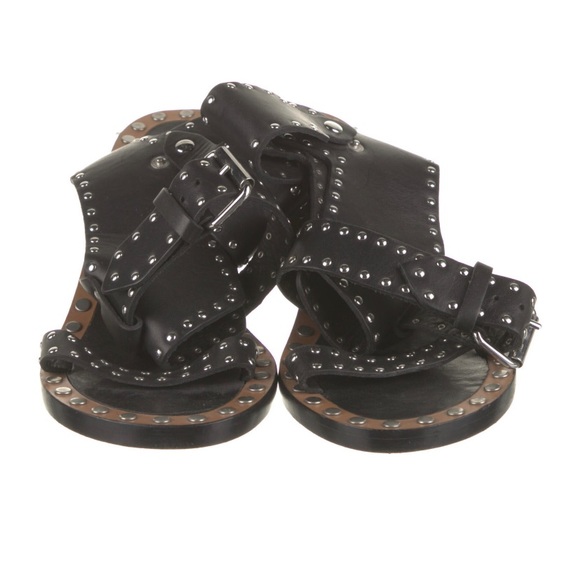 Isabel Marant Jaeryn Studded Leather Sandal - Picture 3 of 6